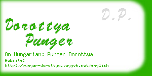 dorottya punger business card